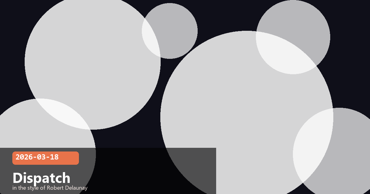 Dispatch, Voice Mode, Partner Network & Models API — visual for 2026-03-18