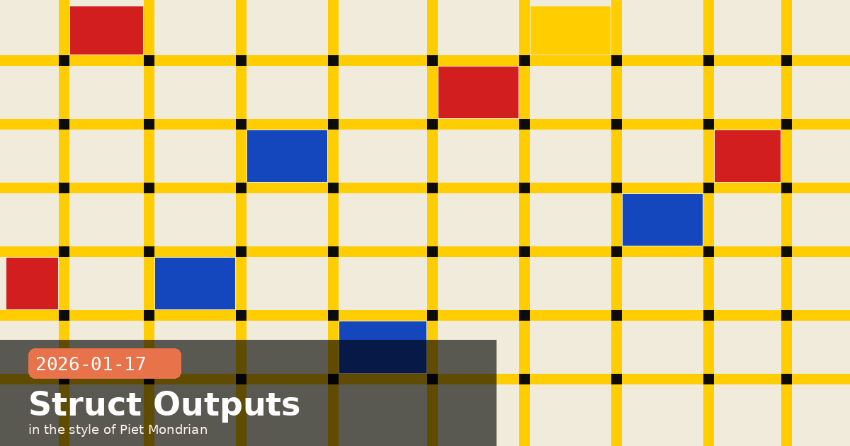 Structured Outputs Beta Launches & System Prompt Templates Library Released — visual for 2026-01-17