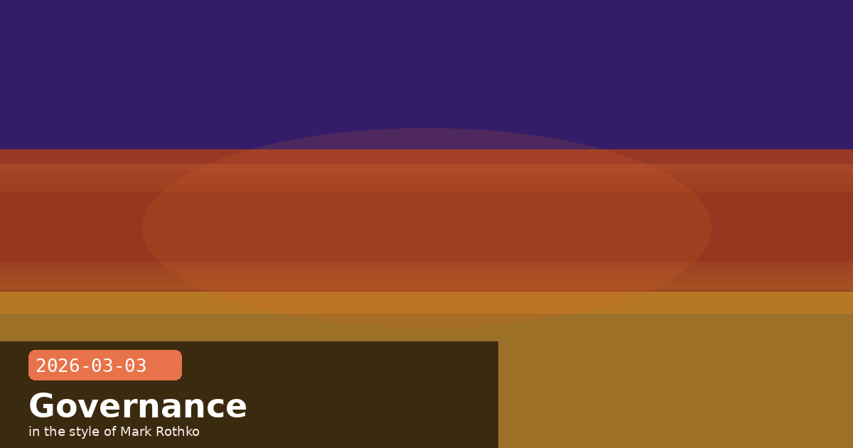 Who Decides How Frontier AI Is Used? The Governance Question Takes Centre Stage — visual for 2026-03-03