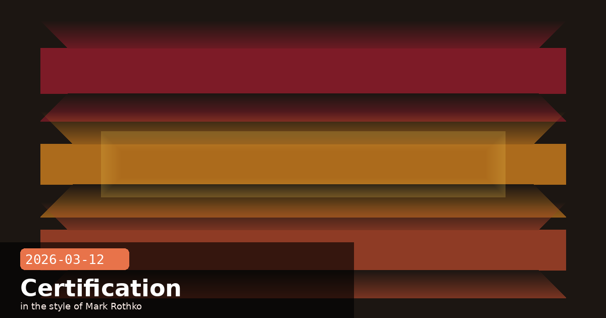 CCA Certification Launches, Interactive Visuals & The Pentagon Filing — visual for 2026-03-12