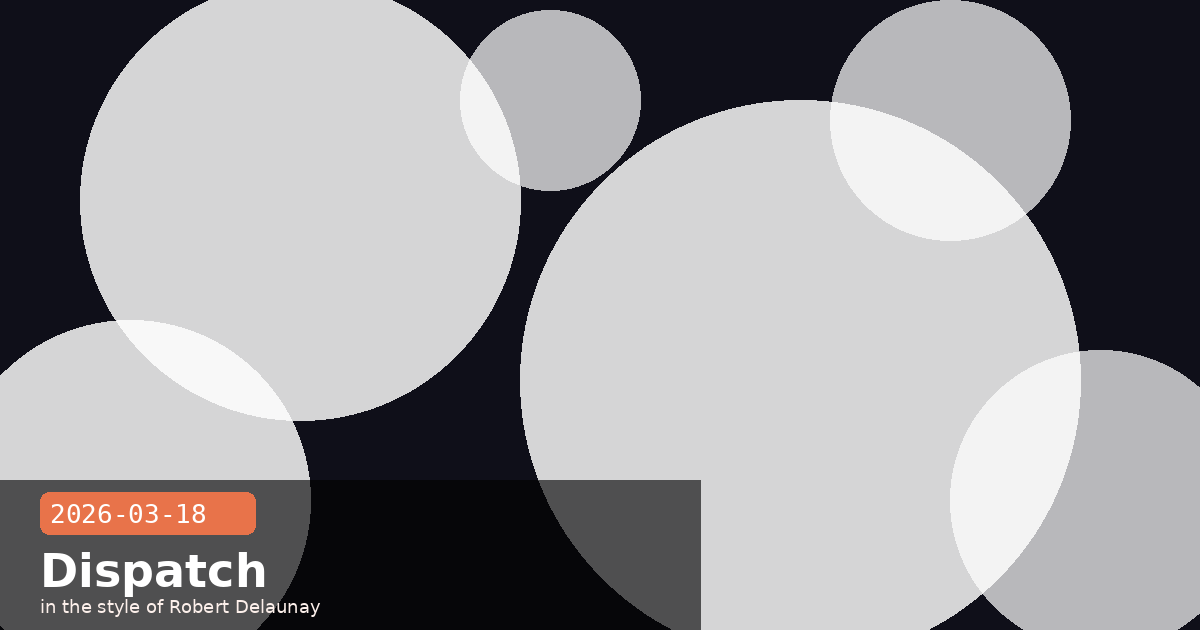 Dispatch, Voice Mode, Partner Network & Models API — visual for 2026-03-18