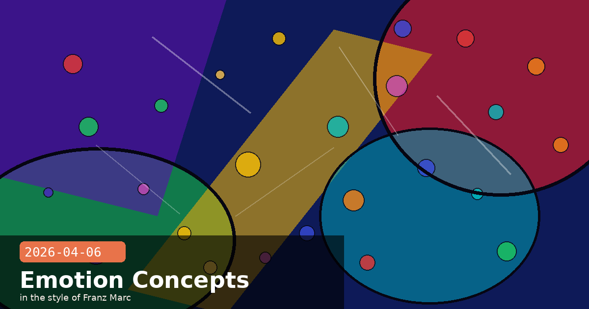 171 Emotions Inside Claude, UK Expansion & /powerup — visual for 2026-04-06