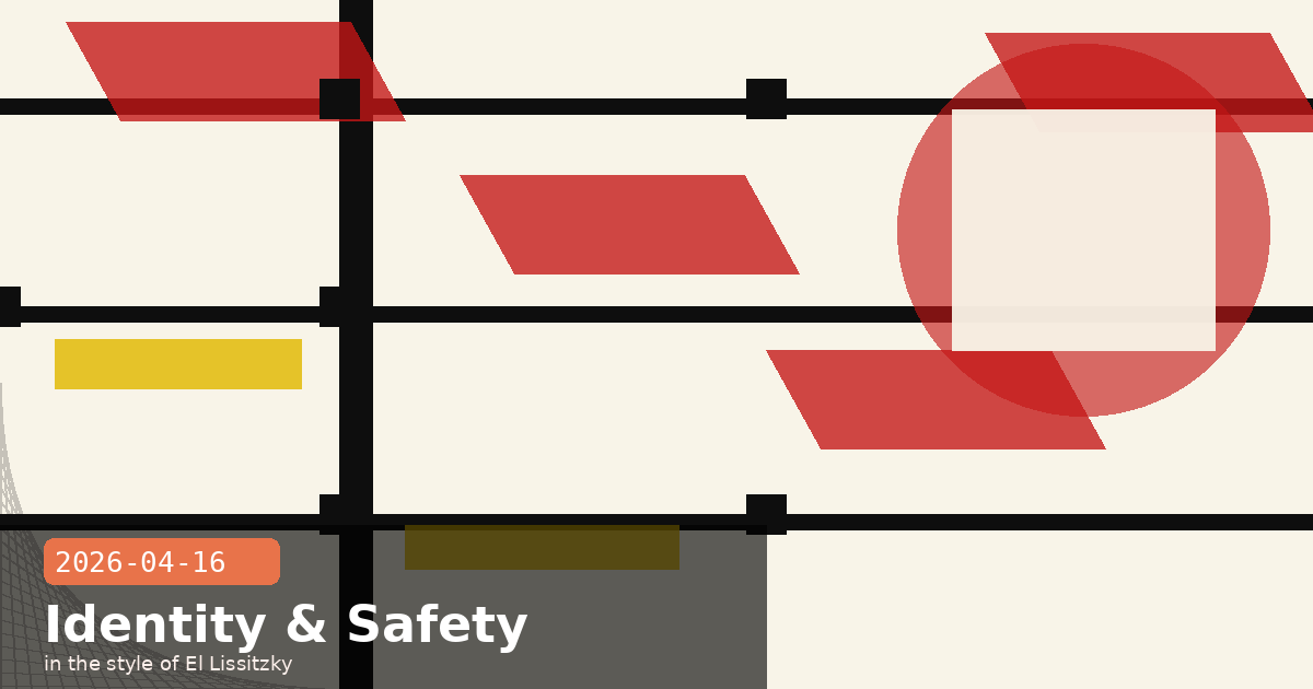 ID Checks, April Outage & Anthropic's Safety Fellowship — visual for 2026-04-16