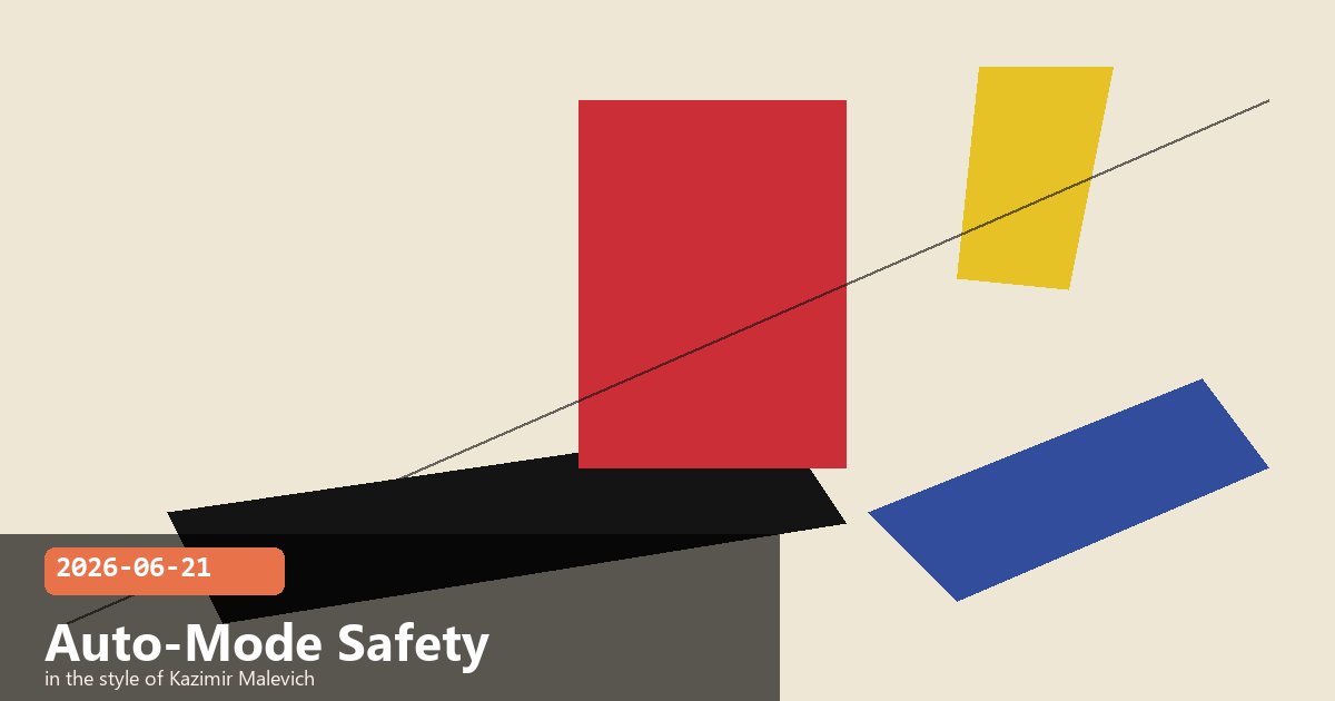 /config Shortcuts & Auto-Mode Git Guardrails — visual for 2026-06-21