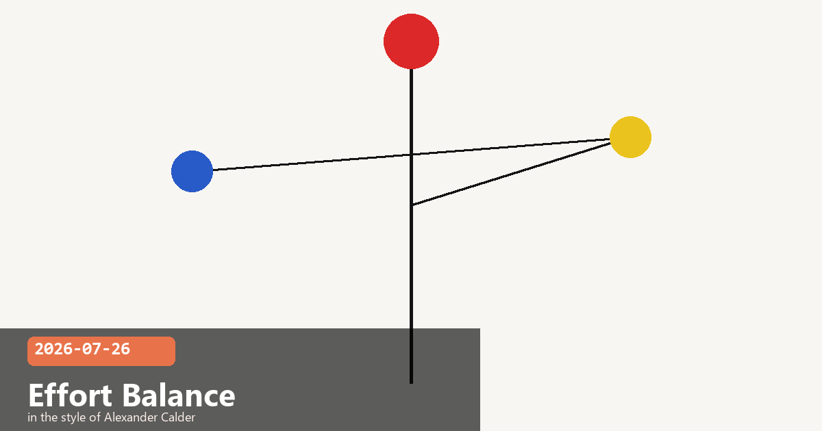 Getting the Effort Toggle Right on Claude Opus 5 — visual for 2026-07-26