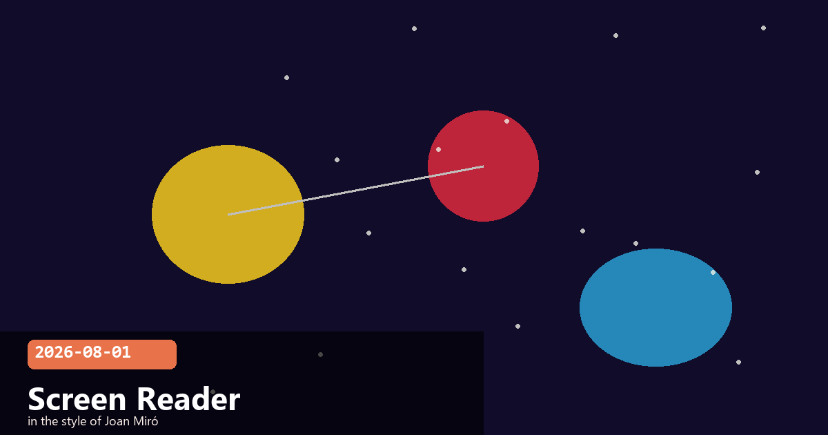 Claude Code Adds Native Screen Reader Support — visual for 2026-08-01