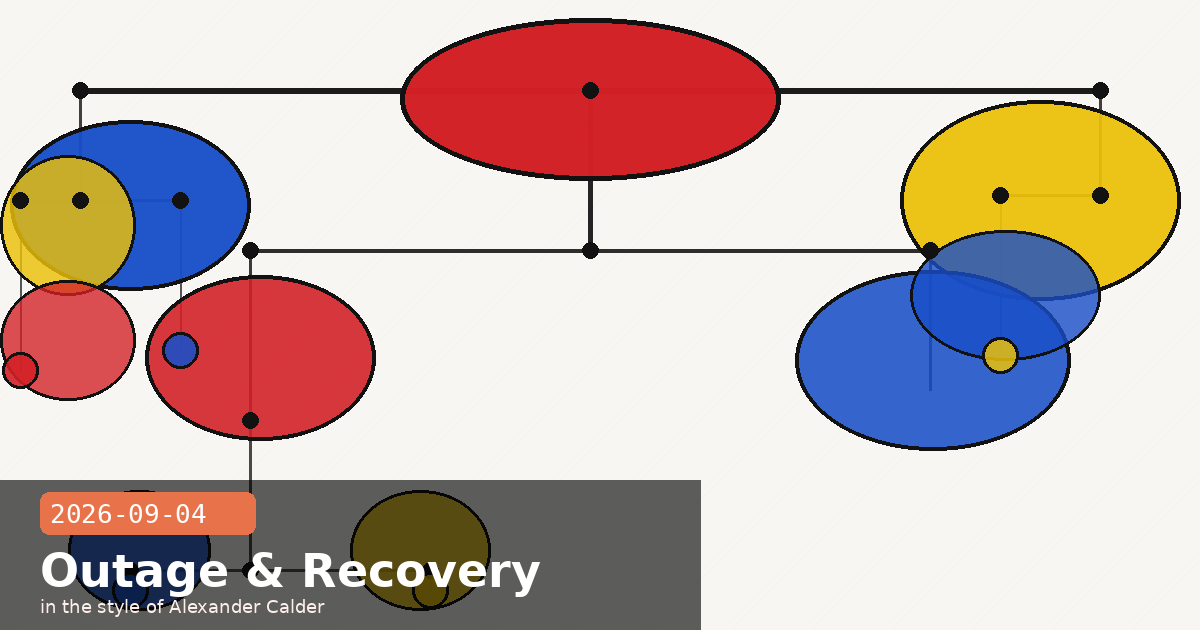 September Outage Debrief, Anthropic Institute Agenda, and Resilient API Patterns — visual for 2026-09-04